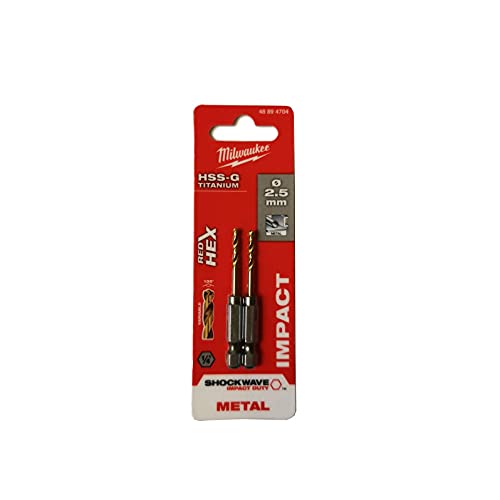 Milwaukee 48894704 Shockwave Drill Hss-G Hex 2,5 mm Milwaukee 48894704 Shockwave Drill Hss-G Hex 2,5 mm von Milwaukee