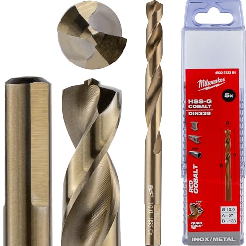 Paquete brocas RED HELIX HSS - G Co.10.0x133-5uds Paquete brocas RED HELIX HSS - G Co.10.0x133-5uds von Milwaukee