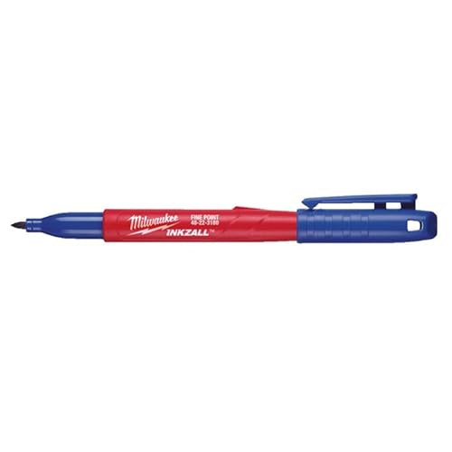 Milwaukee Inkzall Permanentmarker, Blau, feine Spitze, 1 mm Milwaukee Inkzall Permanentmarker, Blau, feine Spitze, 1 mm von Milwaukee