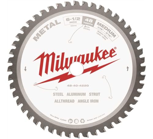 Milwaukee Kreissägeblatt 165/15,87mm 48Z Metall 48404220 Milwaukee Kreissägeblatt 165/15,87mm 48Z Metall 48404220 von Milwaukee