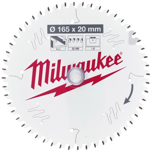 Milwaukee - Kreissägeblatt 165/20mm Z52 Alu - 4932479087 von Milwaukee