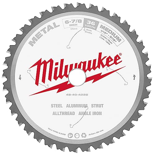 Milwaukee Kreissägeblatt 174/20mm 60Z Metall 48404225 von Milwaukee