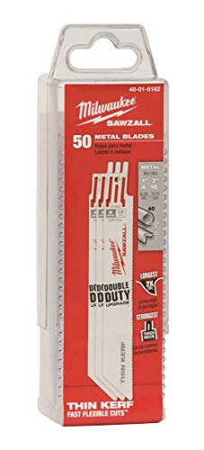 Milwaukee Milwaukee 48-01-6182 Super Sawzall Sägeblatt, 14 Zähne pro Zoll, 15,2 cm Länge von Milwaukee