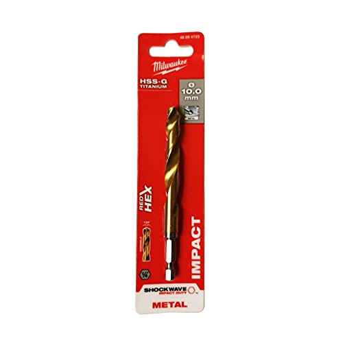 Milwaukee SHOCKWAVE Metallbohrer HSS-G RED HEX Titan 1/4" - 10 x 120 mm von Milwaukee