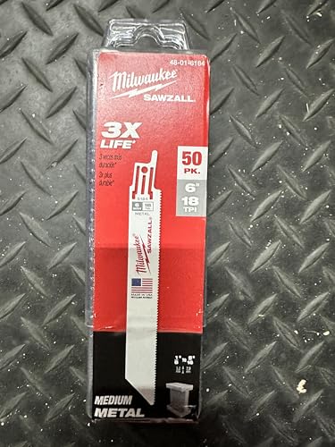 Milwaukee Säbelsägeblätter 50 Stück 150 mm Metall Metallsägeblätter Sägeblätter Milwaukee Säbelsägeblätter 50 Stück 150 mm Metall Metallsägeblätter Sägeblätter von Milwaukee