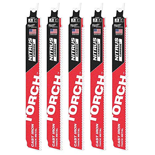 Milwaukee Säbelsägeblatt 230x7 mm Torch NITRUS (5) 48005562 von Milwaukee
