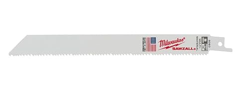 Milwaukee SAWZALL SAB Slap 200 mm 8/12 Dent-5 Stück-48005093, Gußeisen, Pack of 1 von Milwaukee