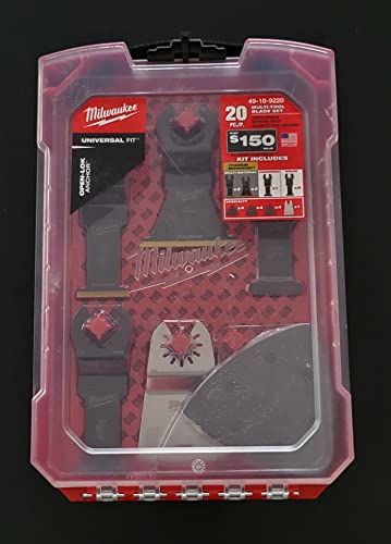 Oszillierendes Multifunktionswerkzeug-Klingen-Set (20-teilig) von Milwaukee
