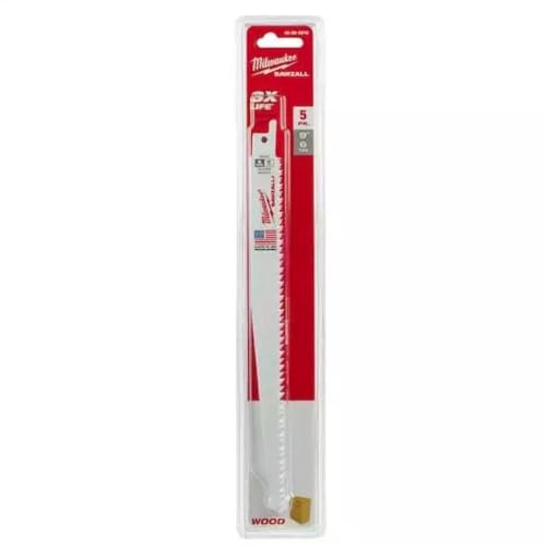 Hoja Sable Madera y Plástico 230mm 6Tpi - 5uds Hoja Sable Madera y Plástico 230mm 6Tpi - 5uds von Milwaukee