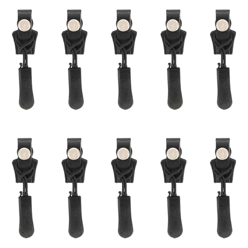 MilyaDE 10PCS Reißverschluss Schlitten Ersatz Universell Abnehmbares Zipper Reparatur Reisverschluss Fix Kit für Jacke Mantel Rucksack, Groß MilyaDE 10PCS Reißverschluss Schlitten Ersatz Universell Abnehmbares Zipper Reparatur Reisverschluss Fix Kit für Jacke Mantel Rucksack, Groß von MilyaDE