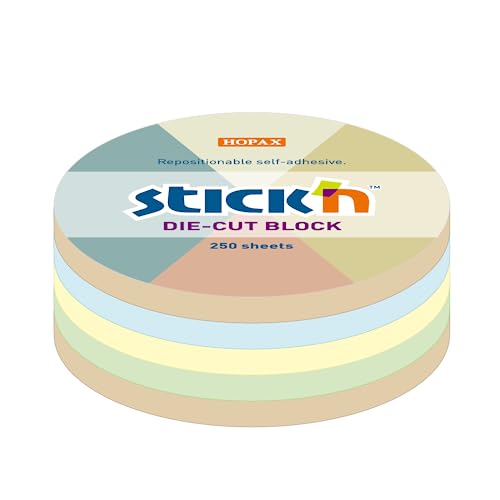Queue für Haftnotizen in Kreisform, 250 Blatt, aus Papier, verschiedene Farben, 6,7 x 6,7 cm Mimbek Queue für Haftnotizen in Kreisform, 250 Blatt, aus Papier, verschiedene Farben, 6,7 x 6,7 cm Mimbek von Mimbek