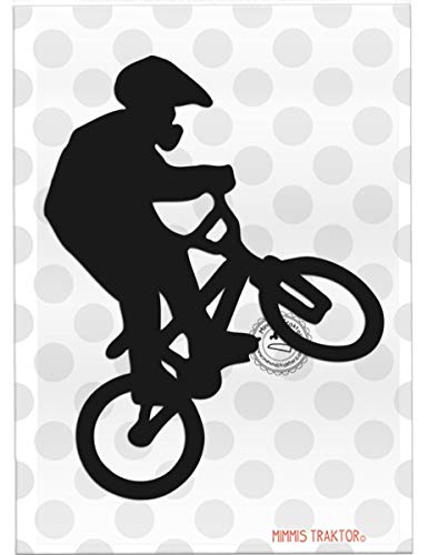 Bügelbild Gr. XL Downhiller BMX Mountain Bike 12,6 cm x 16,5 cm SCHWARZ Flockfolie Aufbügler Applikationen Bügelsticker für Stoffe Textilien Kinder zum Aufbügeln Flicken, Farbe:schwarz Bügelbild Gr. XL Downhiller BMX Mountain Bike 12,6 cm x 16,5 cm SCHWARZ Flockfolie Aufbügler Applikationen Bügelsticker für Stoffe Textilien Kinder zum Aufbügeln Flicken, Farbe:schwarz von Mimmis Traktor