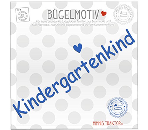 Bügelbild Kindergartenkind 16 cm x 2,4 cm BLAU Flockfolie Aufbügler Applikationen Bügelsticker für Stoffe Textilien Kinder zum Aufbügeln Flicken Bügelbild Kindergartenkind 16 cm x 2,4 cm BLAU Flockfolie Aufbügler Applikationen Bügelsticker für Stoffe Textilien Kinder zum Aufbügeln Flicken von Mimmis Traktor
