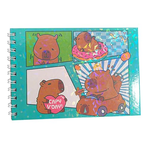 Malbücher, Zeichnungsbücher, Capybara Art Activity, Rainy Day Entspannung, Creative Fidget Toy, Stress Relief Entertainment, Artistic Fun for Bedtime Nursing Home Airplane, 8,2 Zoll Malbücher, Zeichnungsbücher, Capybara Art Activity, Rainy Day Entspannung, Creative Fidget Toy, Stress Relief Entertainment, Artistic Fun for Bedtime Nursing Home Airplane, 8,2 Zoll von Mimoqk