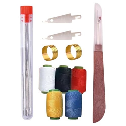 Mimoqk 36-teiliges Werkzeugset – Nadeln und Fäden für Werkzeuge, komplettes Set, tragbar, mit Zubehör für Strickhandwerk, Anfänger und Erwachsene Mimoqk 36-teiliges Werkzeugset – Nadeln und Fäden für Werkzeuge, komplettes Set, tragbar, mit Zubehör für Strickhandwerk, Anfänger und Erwachsene von Mimoqk