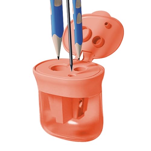 Mimoqk Bleistiftspitzer, tragbar, 3 Löcher, für Kinder, Schulbedarf, tragbar, für Jugendliche Mimoqk Bleistiftspitzer, tragbar, 3 Löcher, für Kinder, Schulbedarf, tragbar, für Jugendliche von Mimoqk