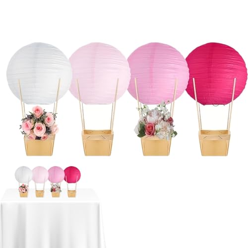 Mimoqk Hot Air Balloon Centerpieces for Baby Shower, Creative and Candy Boxes, Adorable Baby Shower Decorations for Christmas, Family Gatherings, 6-Pack, Mehrfarbig Mimoqk Hot Air Balloon Centerpieces for Baby Shower, Creative and Candy Boxes, Adorable Baby Shower Decorations for Christmas, Family Gatherings, 6-Pack, Mehrfarbig von Mimoqk
