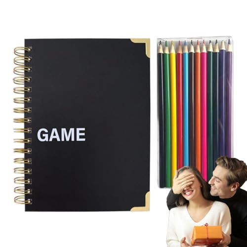 Mimoqk Journal Game Buch | Sparherausforderungen Ordner | Planer mit klarem Druck und glattem Schreiben für Weihnachten Schule Zuhause Arbeit Familie Freunde Reisen von Mimoqk