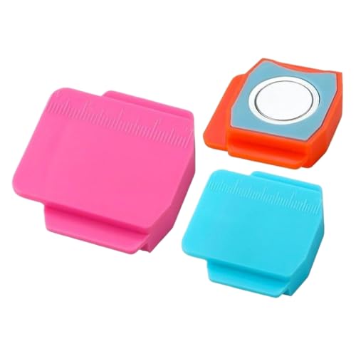 Mimoqk Magnetische Führung für Nähmaschine | Transparentes Lineal mit klarer Skala, 3-teiliges Anfänger-Guide für Saum, Stickerei, Weben, Schneiden von Quilt von Mimoqk