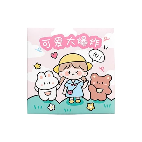 Mimoqk Niedliche Sticker, Cartoon-Aufkleber, 100 Stück, wasserdicht, ästhetische Aufkleber mit lustigen Designs und leuchtenden Farben, kreatives Geschenk für Kinder, Tagebuch, Tasche, Laptop Mimoqk Niedliche Sticker, Cartoon-Aufkleber, 100 Stück, wasserdicht, ästhetische Aufkleber mit lustigen Designs und leuchtenden Farben, kreatives Geschenk für Kinder, Tagebuch, Tasche, Laptop von Mimoqk
