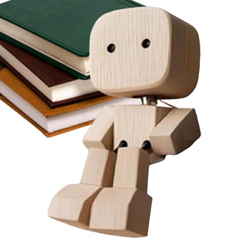 Mimoqk Schreibtisch Holzfigur - Wackelnde Füße Holzpuppe Menschliche Form,Bewegliche Schreibtischdekoration Für Wohnzimmer, Arbeitszimmer, Schlafzimmer, Reisen Mimoqk Schreibtisch Holzfigur - Wackelnde Füße Holzpuppe Menschliche Form,Bewegliche Schreibtischdekoration Für Wohnzimmer, Arbeitszimmer, Schlafzimmer, Reisen von Mimoqk