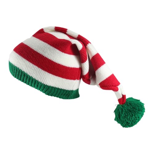 Mimoqk Strickmütze für Damen, Weihnachtsmann, gestrickt, festliches Design, bunt, bequem, für Mädchen, , Aktivitäten im Freien, Meetings Mimoqk Strickmütze für Damen, Weihnachtsmann, gestrickt, festliches Design, bunt, bequem, für Mädchen, , Aktivitäten im Freien, Meetings von Mimoqk