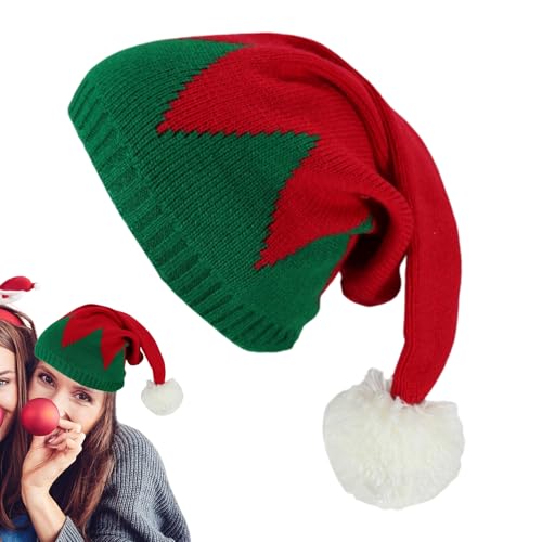 Mimoqk Strickmütze für Weihnachten, Weihnachtsmannmütze für Herren, aus Wolle, bequem, festliches Design, Accessoire für kaltes Wetter, Outdoor, Aktivitäten, Meetings Mimoqk Strickmütze für Weihnachten, Weihnachtsmannmütze für Herren, aus Wolle, bequem, festliches Design, Accessoire für kaltes Wetter, Outdoor, Aktivitäten, Meetings von Mimoqk