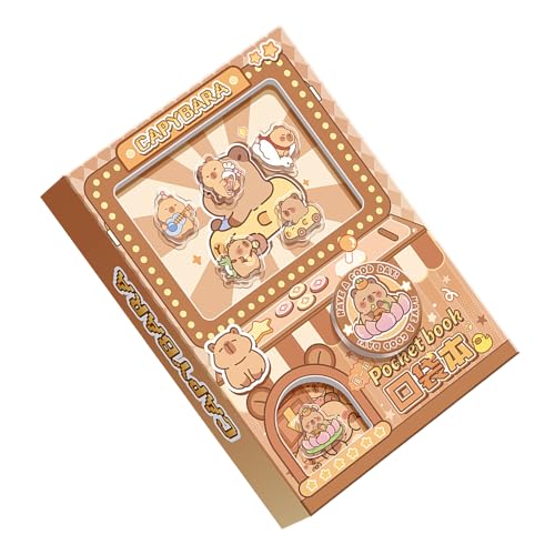 Mimoqk Taschen Notizbuch | Süßes Capybara Mini Notizbuch Überraschungsei Spielzeug | Spielzeug Zur Stressbewältigung Schule Büro Schreibwaren Geschenkidee Für Alltag Reisen Schüler Tagebuch Mimoqk Taschen Notizbuch | Süßes Capybara Mini Notizbuch Überraschungsei Spielzeug | Spielzeug Zur Stressbewältigung Schule Büro Schreibwaren Geschenkidee Für Alltag Reisen Schüler Tagebuch von Mimoqk
