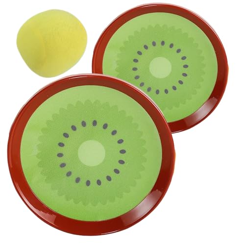 Mimoqk Toss and Catch Game Set, Outdoor Throw Ball Toy, Sensory Hand-Eye Koordination Builder, Adjustable Strap Paddle Design, Family Easter Gift for Kids, Eltern, 5,91 x 5,91 x 0,79 Zoll Mimoqk Toss and Catch Game Set, Outdoor Throw Ball Toy, Sensory Hand-Eye Koordination Builder, Adjustable Strap Paddle Design, Family Easter Gift for Kids, Eltern, 5,91 x 5,91 x 0,79 Zoll von Mimoqk