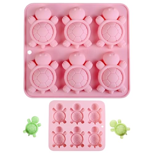 Turtle Ice Mold, Silikon Tray, Flexibles Non-Stick Design mit Easy Demoulding, Build Dishwasher Safe Stackable Form, Ice Tool für Candy Pudding Bartending Wein Kaffee Home Entertaining von Mimoqk