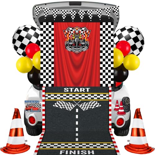 98 Stück Halloween Racing Kofferraum oder Leckerli Auto Dekorationen Kit Halloween Kofferraum Rennauto Dekorations Kits mit Hintergrund Teppich Ballon Hindernis Dekor für SUV Racing Garagentor Outdoor 98 Stück Halloween Racing Kofferraum oder Leckerli Auto Dekorationen Kit Halloween Kofferraum Rennauto Dekorations Kits mit Hintergrund Teppich Ballon Hindernis Dekor für SUV Racing Garagentor Outdoor von Mindsoft