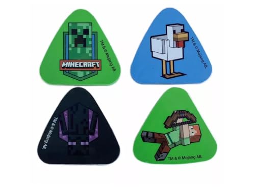 Minecraft Radiergummi-Set, Mehrfarbig, Einheitsgröße Minecraft Radiergummi-Set, Mehrfarbig, Einheitsgröße von Minecraft