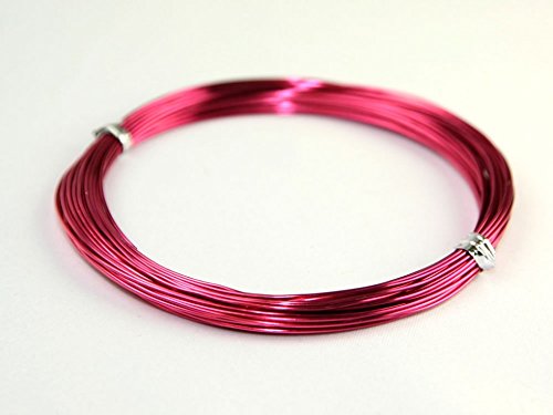 Minerva Crafts 1 mm Deco Farbige Craft Draht 10 m Shocking Pink – Pro Pack von Minerva Crafts