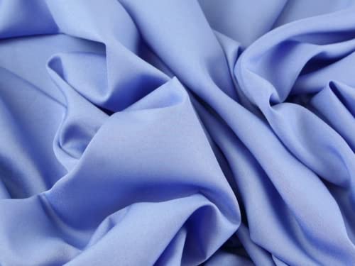 Soft Touch Polyester Crepe Kleid Stoff Viola – Meterware von Minerva Crafts