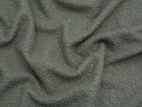 Boucle Strickstoff mit Beschichtung, Meterware, Minzgrün Boucle Strickstoff mit Beschichtung, Meterware, Minzgrün von Minerva