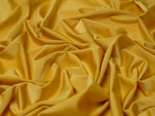 Minerva Core Range Activewear Lycra-Stretch-Strickstoff, goldfarben, mittelschwer und geeignet zum Schneidern, Breite: ca. 150 cm, Meterware Minerva Core Range Activewear Lycra-Stretch-Strickstoff, goldfarben, mittelschwer und geeignet zum Schneidern, Breite: ca. 150 cm, Meterware von Minerva