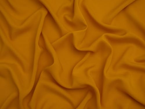 Minerva Core Range Challis Viskose-Stoff für Bekleidung und Kleid, senffarben, leicht und geeignet zum Schneidern, Breite: ca. 140 cm, Meterware Minerva Core Range Challis Viskose-Stoff für Bekleidung und Kleid, senffarben, leicht und geeignet zum Schneidern, Breite: ca. 140 cm, Meterware von Minerva