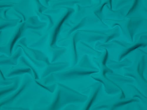 Minerva Core Range Schwerer Baumwoll-Jersey-Stretch-Strickstoff, Pfau, mittelschwer und geeignet zum Schneidern, Breite: ca. 160 cm, Meterware Minerva Core Range Schwerer Baumwoll-Jersey-Stretch-Strickstoff, Pfau, mittelschwer und geeignet zum Schneidern, Breite: ca. 160 cm, Meterware von Minerva