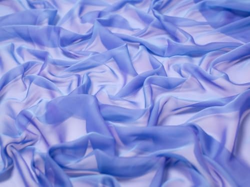 Minerva Core Range kationischer Chiffon-Stoff, Hyazinthe, leicht und geeignet zum Schneidern, Breite: ca. 145 cm, Meterware Minerva Core Range kationischer Chiffon-Stoff, Hyazinthe, leicht und geeignet zum Schneidern, Breite: ca. 145 cm, Meterware von Minerva