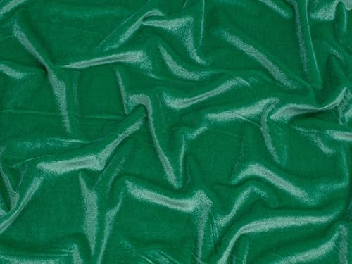 Minerva Samt-Stretch-Strickstoff, tiefes Minzgrün, Meterware Minerva Samt-Stretch-Strickstoff, tiefes Minzgrün, Meterware von Minerva