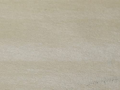 PUL-beschichteter Jersey-Stretch-Strickstoff, naturfarben, Meterware von Minerva