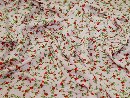 Viskose-Stoff, Challis, Rosa, Meterware Viskose-Stoff, Challis, Rosa, Meterware von Minerva