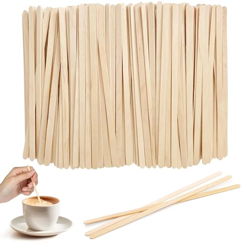 100 Stück Holz Kaffee Rührstäbchen 14 cm Lange Aus Holz Einweg Kaffeestäbchen Holzrührer für Tee Und Kaffee Milch Saft Holzstäbchen Zum Basteln 100 Stück Holz Kaffee Rührstäbchen 14 cm Lange Aus Holz Einweg Kaffeestäbchen Holzrührer für Tee Und Kaffee Milch Saft Holzstäbchen Zum Basteln von MingFontec