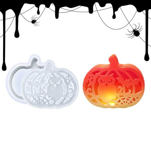 Herbst Silikonformen,Kürbis Laterne Silikonform | Bastelbedarf für Epoxidharz Kerzenhalter Wohndeko Halloween Erntedank Tischdekoration Herbst Silikonformen,Kürbis Laterne Silikonform | Bastelbedarf für Epoxidharz Kerzenhalter Wohndeko Halloween Erntedank Tischdekoration von Mingchengheng