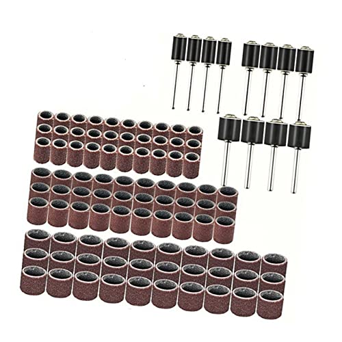 102 PCs Schleiebband Sandtrommel Drehdrehung Schleif Ring Schleifpolierwerkzeug Zum Gravieren und Polieren von Keramik Steinglas Holz von Mingzhe