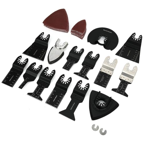 56pcs Set High Carbon Stahl Saw Saw Blades Holzbearbeitung Welliges Sägezahnschwarz-Multifunktions-Kit Zum Schneiden von Holz, PVC-Rohr, Weiches Metall von Mingzhe