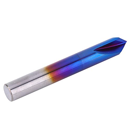 90 -Grad -Schleifer -Endmühle 2 Flöte Blau -Beschichtung Wolfram Stahl Zementiertes Carbidrouter Bit für Werkzeugmaschinen, Fräsmaschinen (8 * 60l) von Mingzhe