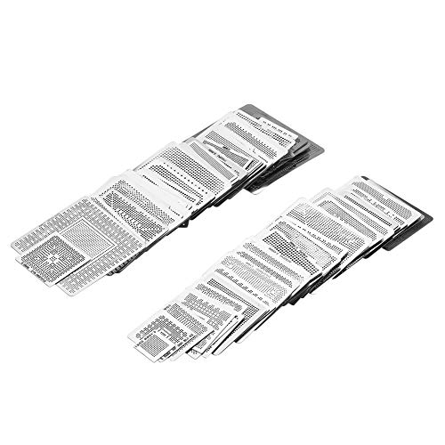 BGA Universal Reballing Re -Arbeit Schablonen Kit Stahlvorlage Mesh Wärme Set für Laptop Desktop Kommunikation Hauptplatine Grafikkarte 130pcs von Mingzhe