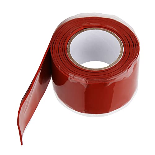Mingzhe Wasserdichte Stark Klebriness PVC PPR -Rohre Reparieren Klebeband 1 Meter Länge Weiß/rot für Home Pipeline Supplies (Rot) von Mingzhe