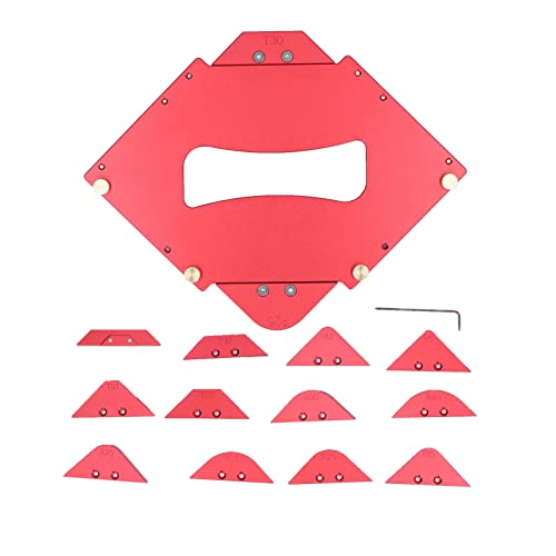 Router Tisch -Eck -Jig -Radius -Vorlagen Kit Carpenter -Filet - -Holzkantenbehandlungstools für -Projekte von Mingzhe